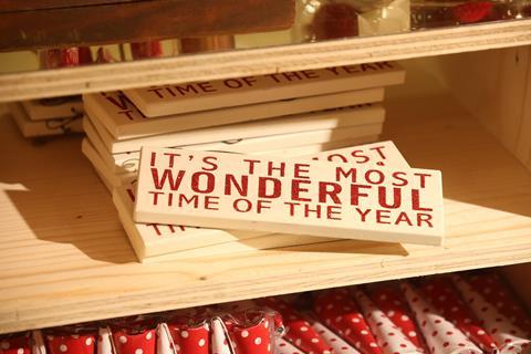 The retailer has 1,250 cards and wrapping paper options